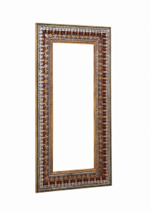 Wielkie antyczne lustra indyjskie – kolorowa sztuka prosto z Orientu