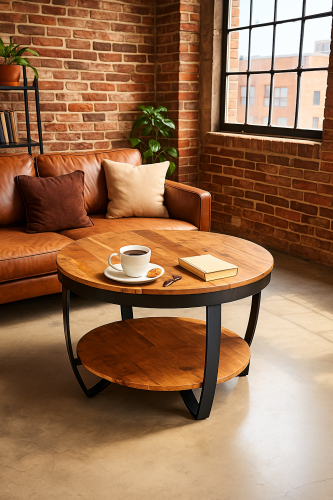 Industrial Living Space with Coffee Setup.png