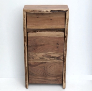 Szafka słupek / regał łazienkowy wiszący "LITA AKACJA"