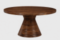 Sculptural wooden dining table centerpiece.png