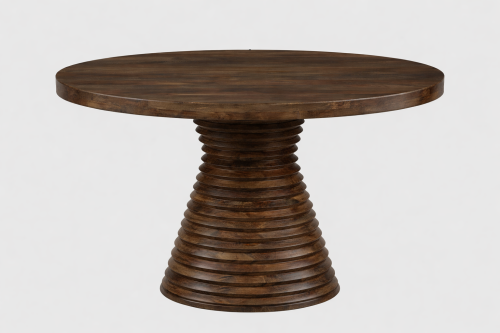 Elegant round wooden pedestal table.png