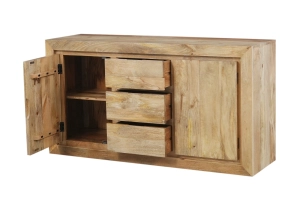 Komoda z drewna mango w stylu zen