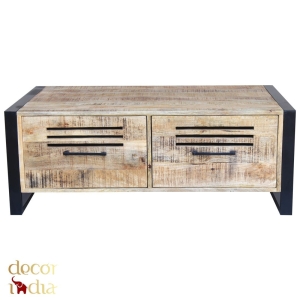 Loftowy stolik kawowy drewna mango LOFT