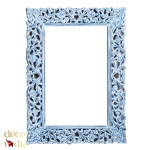 Meble BOHO lustro rzeźbione naturalne drewno 120