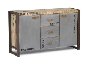 Meble industrialne duża komoda loftowa